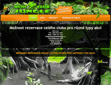 Tablet Screenshot of clubjungle.cz